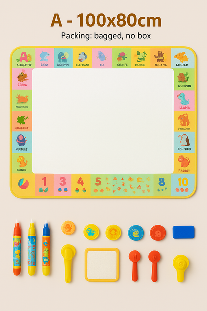Tapis de dessin à l'eau enfant