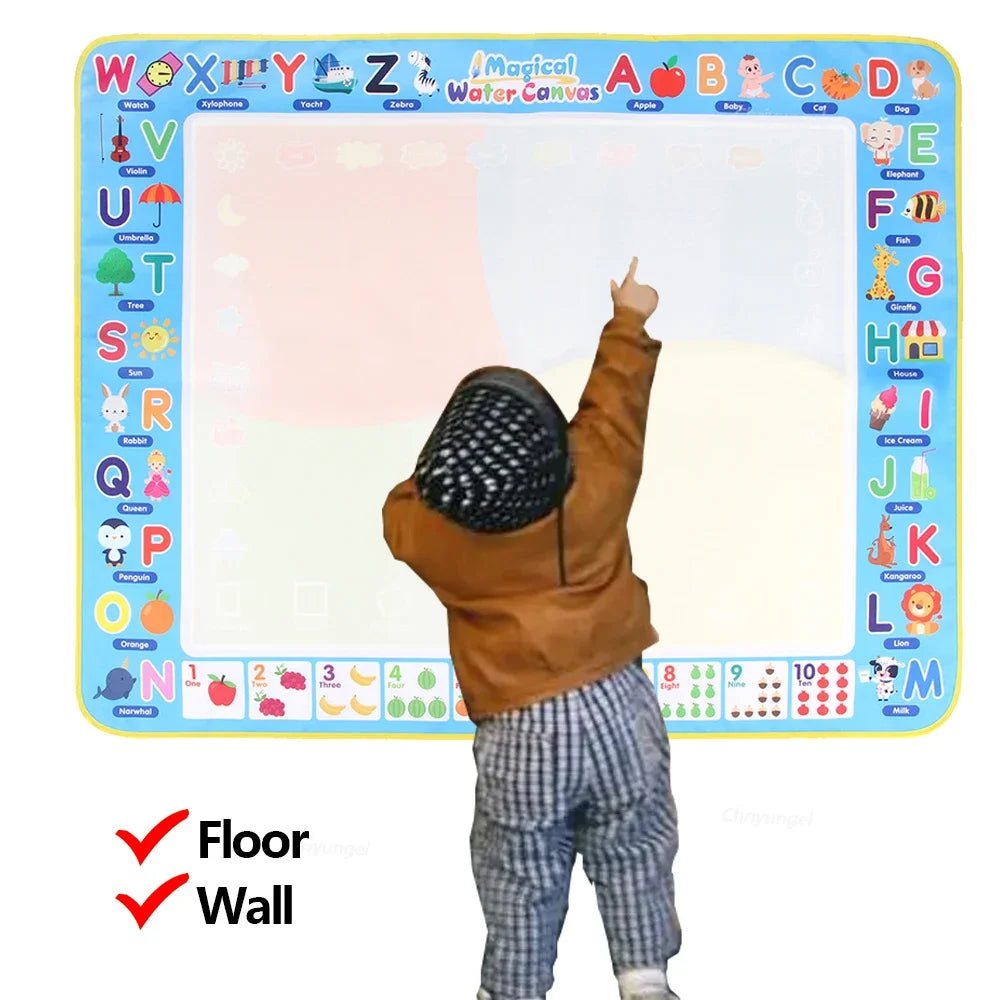 Tapis de dessin à l'eau enfant