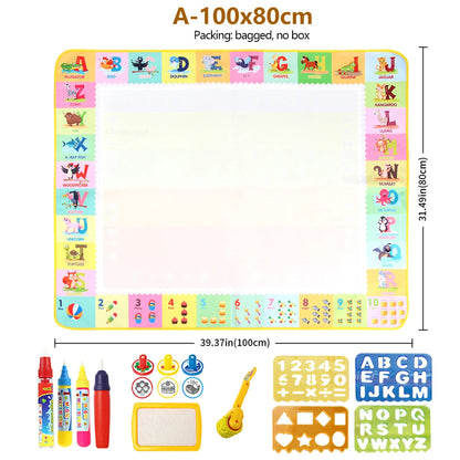 Tapis de dessin à l'eau enfant