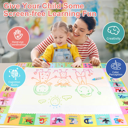 Tapis de dessin à l'eau enfant