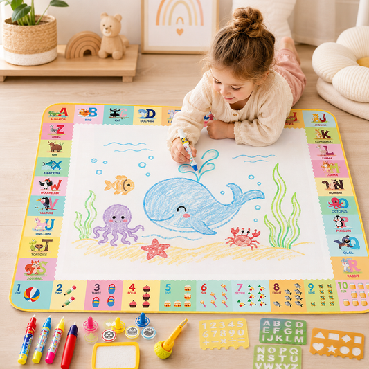 Tapis de dessin à l'eau