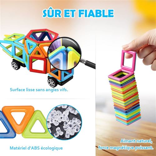 Bloc de construction magnétique